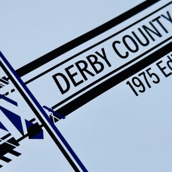 Derby County 'The Seventies' 1975 Edition Eras Wall Art