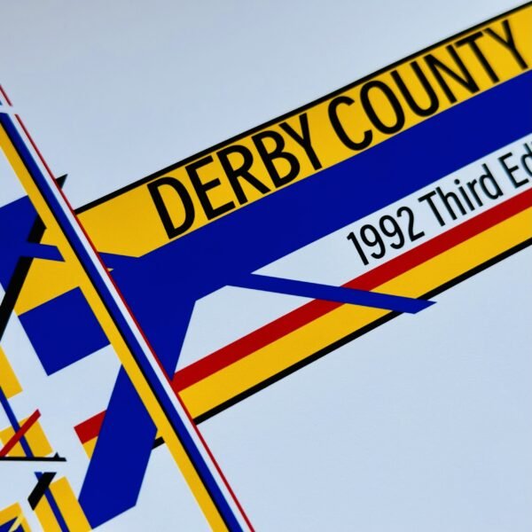 Derby County 'It Was All Yellow' 1992 Third Edition Eras Wall Art