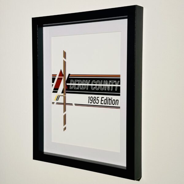 Derby County 'The Bass Triangle' 1985 Edition Eras Wall Art - Image 3