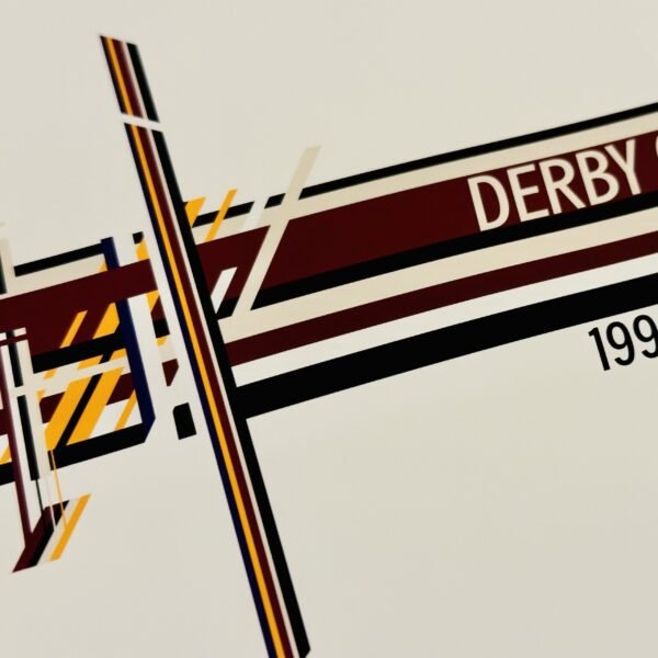 Derby County 'Maroon Puma' 1996 Edition Eras Wall Art