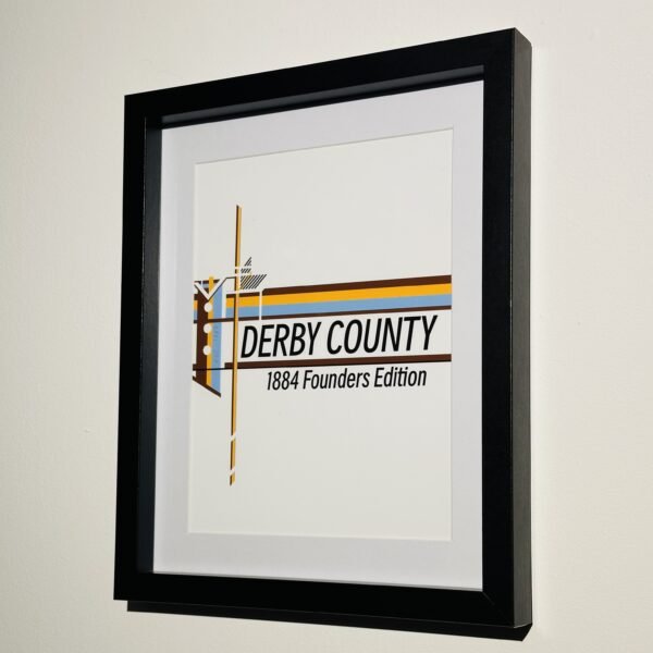 Derby County 'The Founders' 1884 Edition Eras Wall Art (Limited Edition) - Image 3