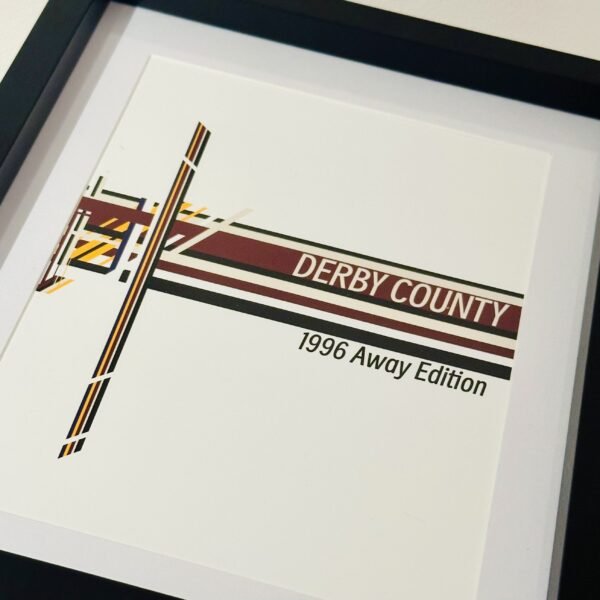 Derby County 'Maroon Puma' 1996 Edition Eras Wall Art - Image 2