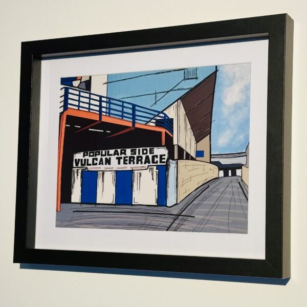 'The Popside' at The Baseball Ground Derby County Wall Art - Image 2