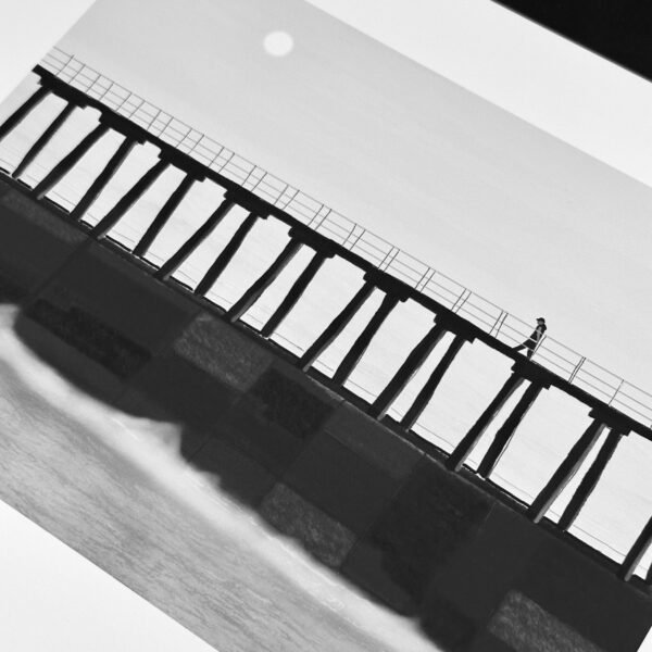 'The Lonely Walk' Whitby Pier Wall Art