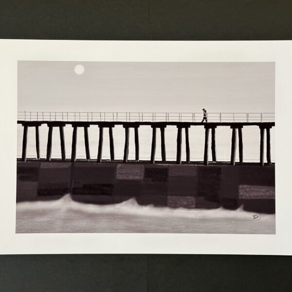 'The Lonely Walk' Whitby Pier Wall Art - Image 3