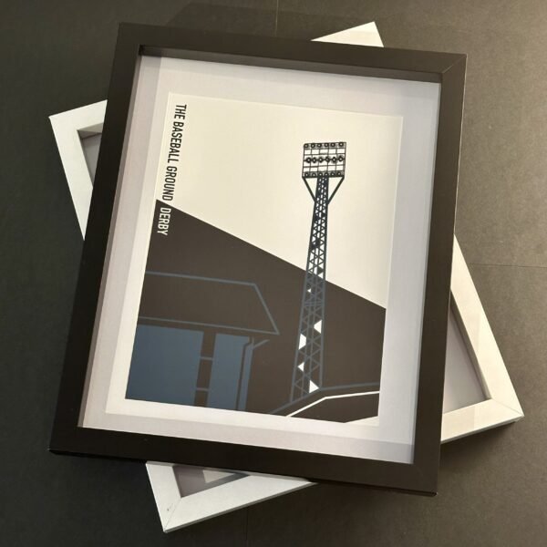 Baseball Ground 'Stadium Lights' Derby County Wall Art - Image 3