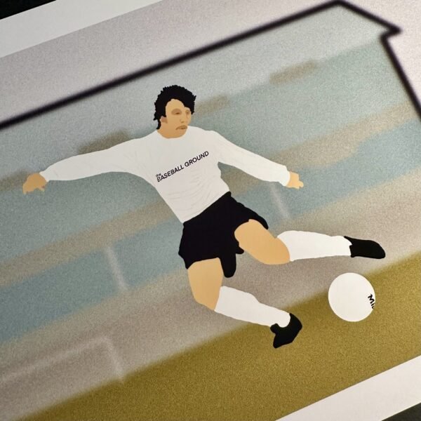 Baseball Ground 'Technical Play' Derby County Wall Art