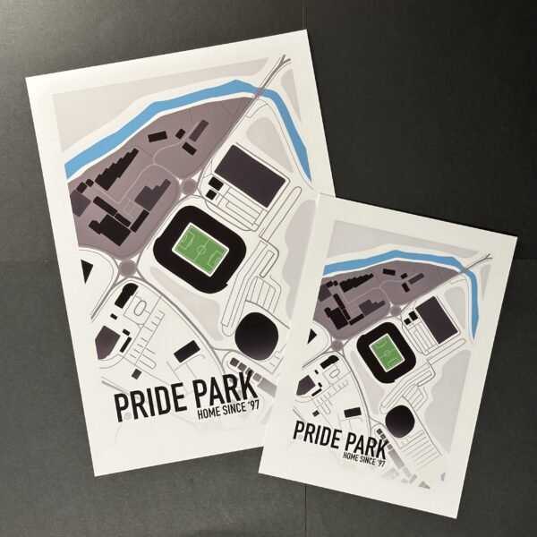 Pride Park 'Stadium View' Derby County Wall Art - Image 2