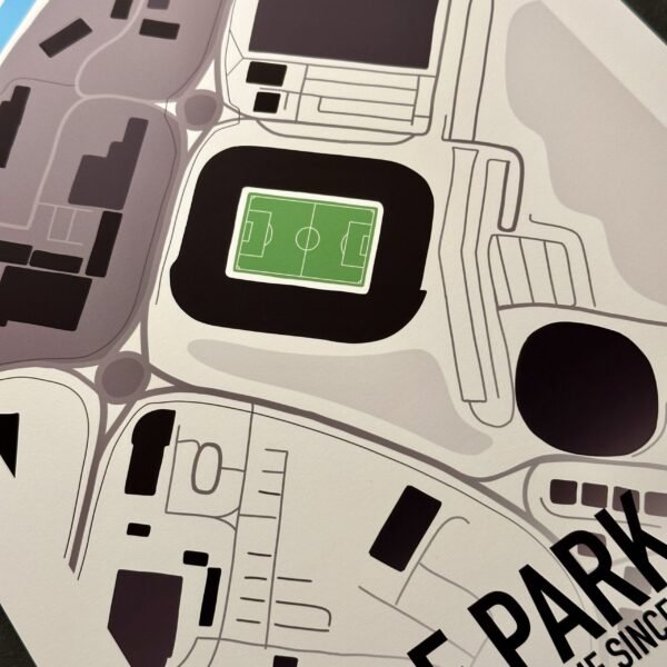 Pride Park 'Stadium View' Derby County Wall Art